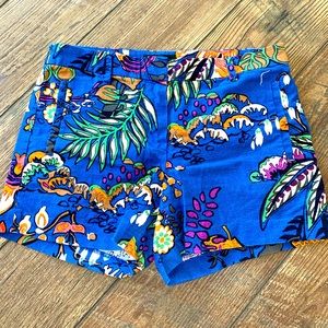 JCrew Blue Patterned Shorts